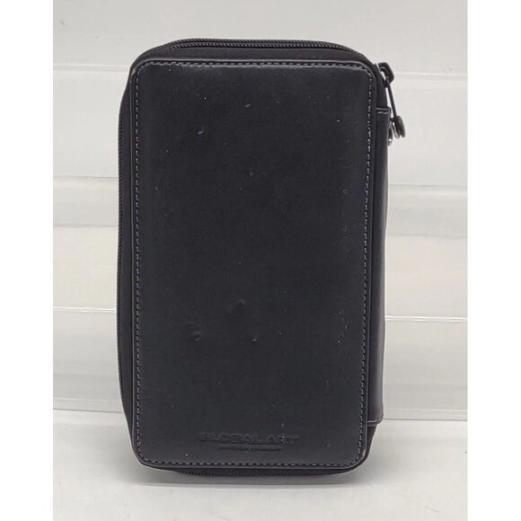 Global Art Leather 48 Pencil Marker Storage Case Zipper Black W/Prisma Pencils - Picture 4 of 9